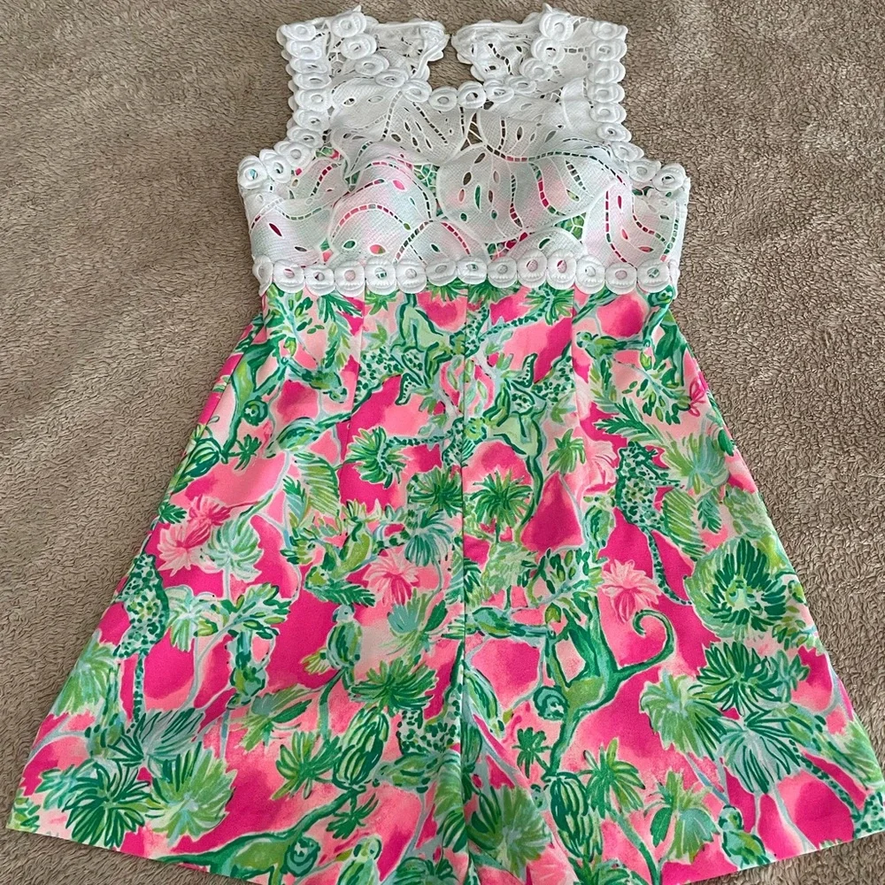 ❌SOLD❌Lilly Pulitzer Sadie Romper 6 - Picture 2 of 7
